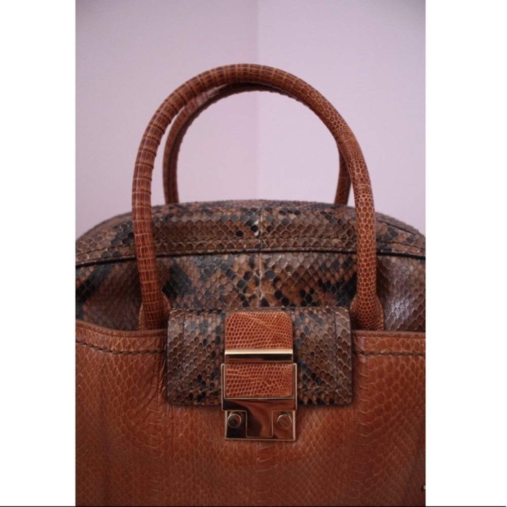 LANVIN python handbag - Picture 2 of 8